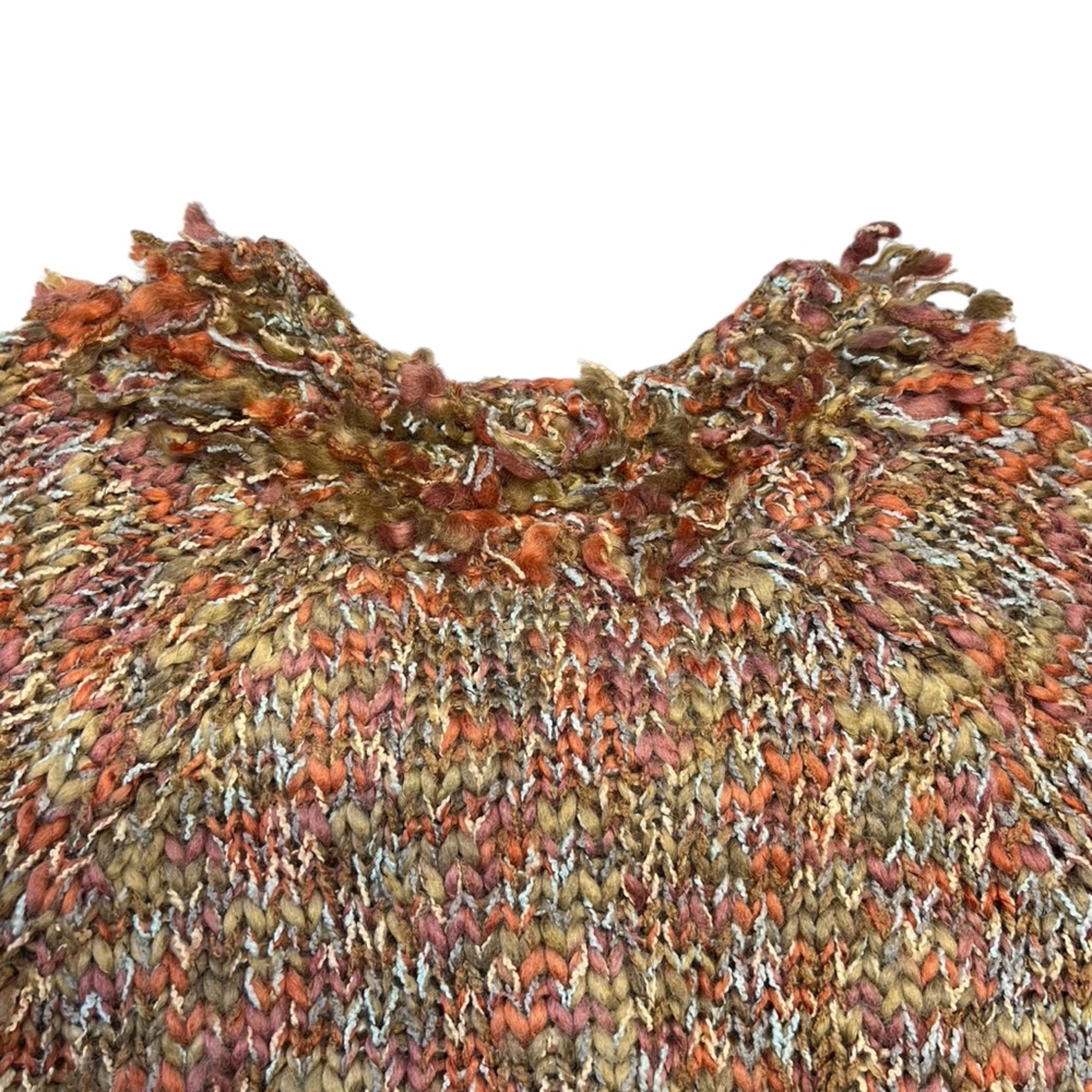 Hannah - Women’s Colorful Acrylic/Wool Blend Cardigan Sz. LG - Picture 6 of 6